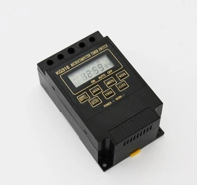 

Digital weekly timer black timer switch with 10 times on/off per day time set range 1min-168H