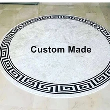 Круглый диаметр 1,5 м высокого качества акриловая женская голова бренд коврик с Логотипом Коврик для магазина Шоурум украшения дома, можно настроить