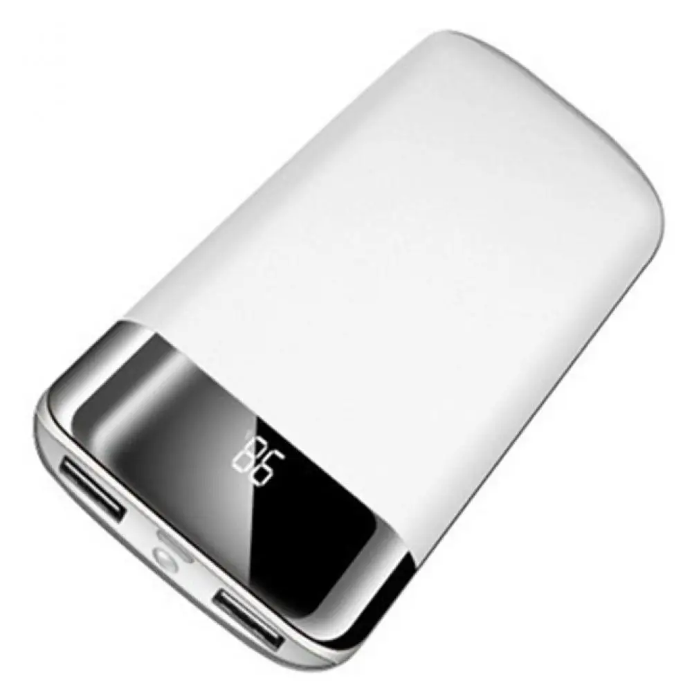 20000mah Power Bank External Battery PoverBank 2 USB LED Powerbank Portable Mobile Phone Charger | Электроника