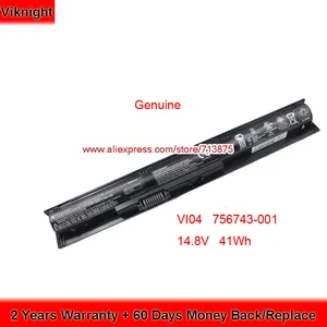 Original VI04 756743-001 Battery for HP Pavilion 17 15-P084no ProBook 440 445 450 455 HSTNN-DB6I HSTNN-DB6K HSTNN-LB6J TPN-Q141