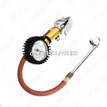 Насос для накачки шин с манометром С Двойным Зажимом автомобилей и грузовиков шины WT04689