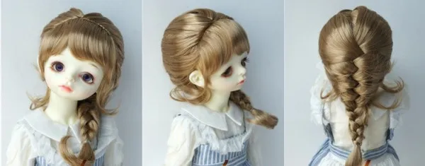 3 BJD парик кукольный парик один хвостик-dd sd10 sd sd16