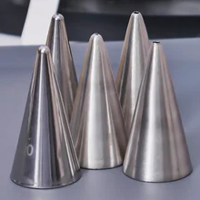 LINSBAYWU 5 шт./компл. круглая насадка для пирожных глазировки Кондитерские наконечники из сахара торт выпечки инструменты