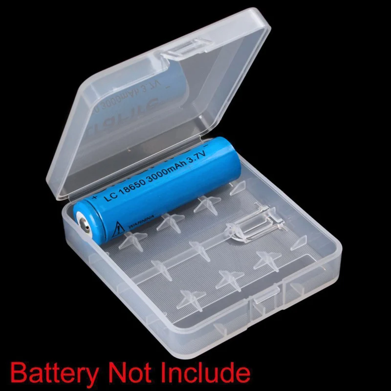 

1pc Portable Battery Storage Box Hard Plastic Battery Case Holder for 4x18650 Batteries Or 8x18350 Batteries