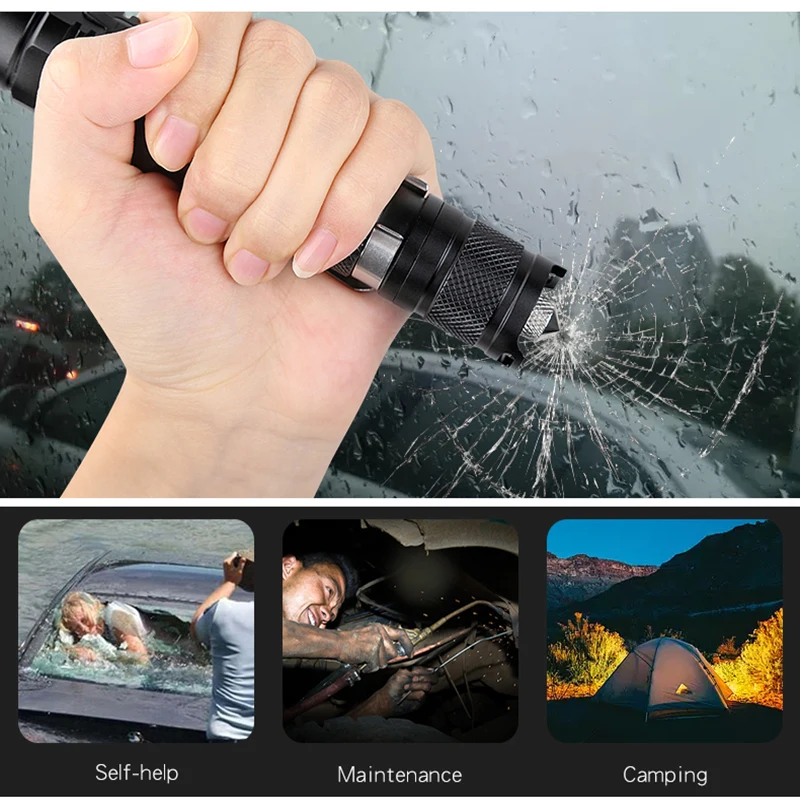 Najtaniej Supfire latarka usb latarka Linterna Led latarka samochodowa 2300lm Camping 18650 lampa akumulatorowa A3 S do konwoju S2 Olight Fenix