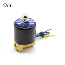 AC 220 В Электрический электромагнитный Клапан 1/" для Воздух Вода газ Дизель