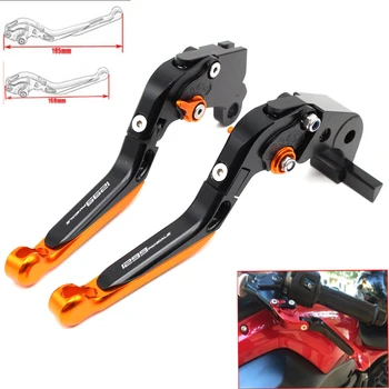 

Motorcycle CNC Adjustable Foldable brake Clutch Levers for Ducati 1299 Panigale/S/R 2015-2017 with Logo(1299 Panigale)