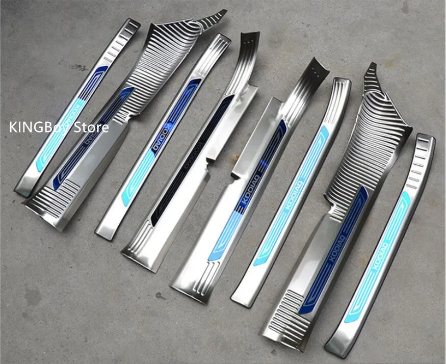 Высококачественная Накладка на порог/порог и задний бампер из нержавеющей стали