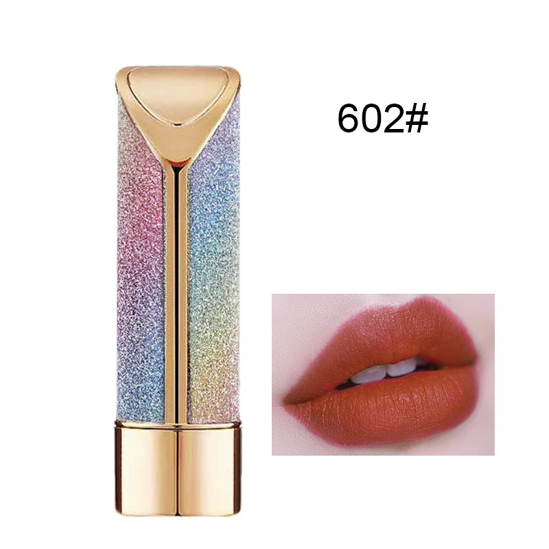 1 Pcs Lipstick Starry Sky Non-stick Moisturizing Long Lasting Makeup for Women KG66 - Цвет: as picture