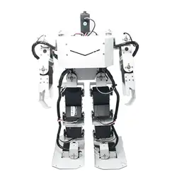 Собранные Алюминий 17dof robo-душа H3.0 biped робототехники гуманоидный робот с ld-1501 сервоприводы + 24ch контроллер