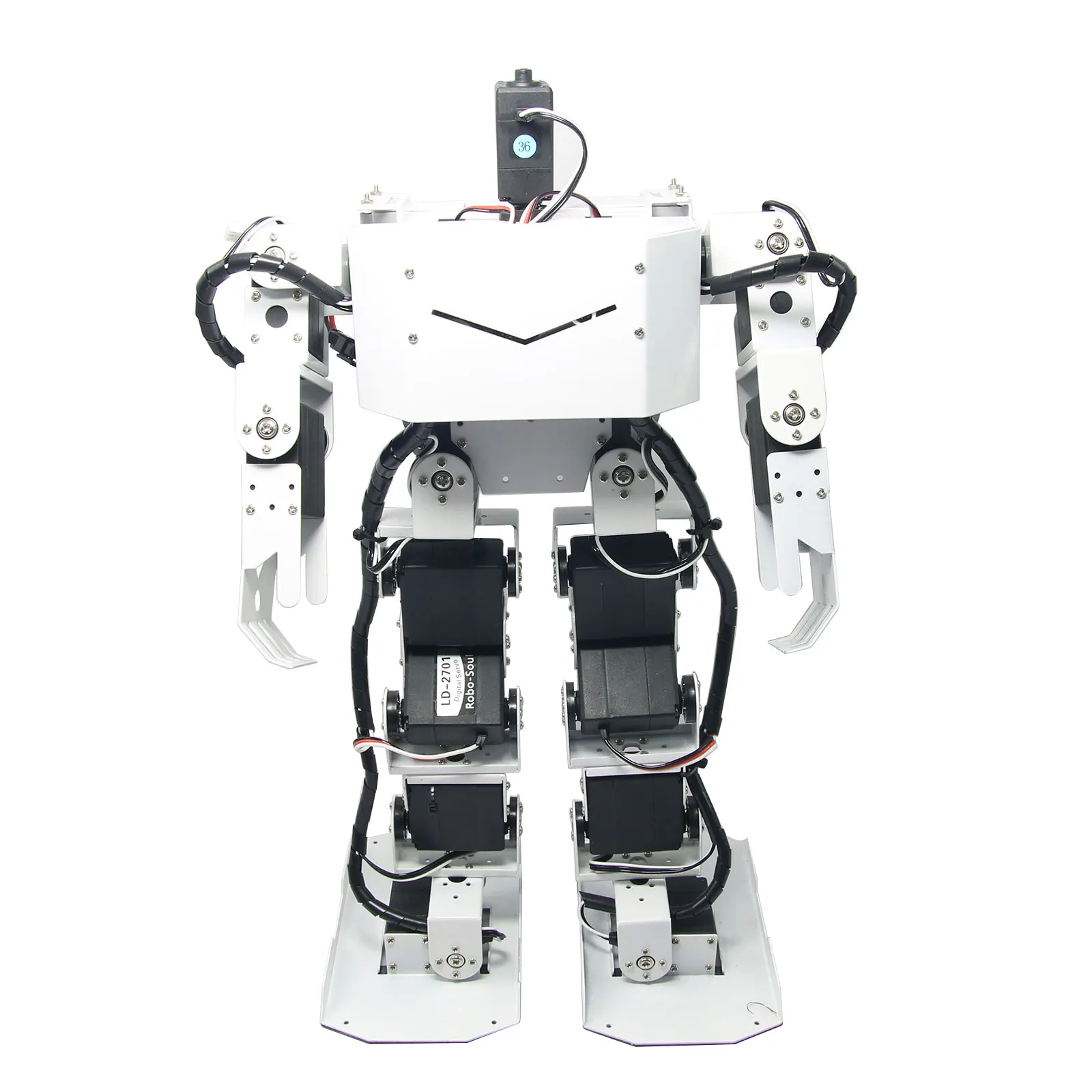 Собранный алюминиевый 17DOF Robo Soul H3.0 Biped робототехника человекоподобный робот со