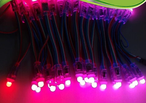 200 шт. светодиодный пиксельный свет 12 мм DC5V водонепроницаемый IP68 светодиодные