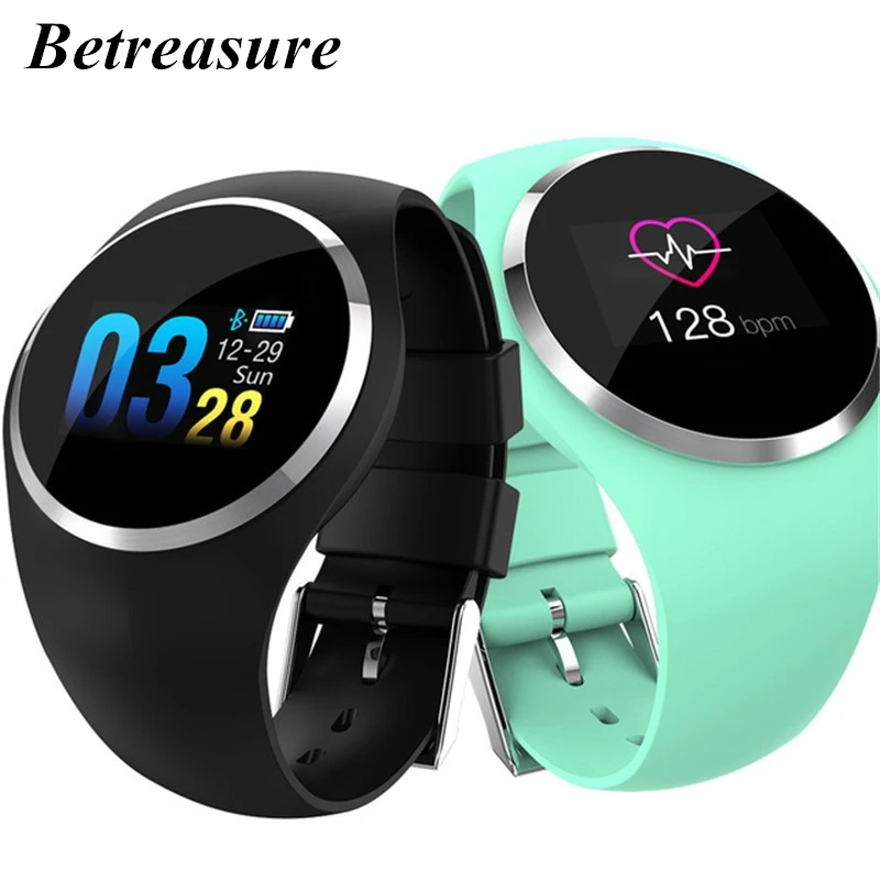 Goede Betreasure Q1 Smart Horloge Bloeddruk Hartslagmeter Smart Klok Fitness Horloge Mannen Vrouwen Smartwatch voor Android iOS