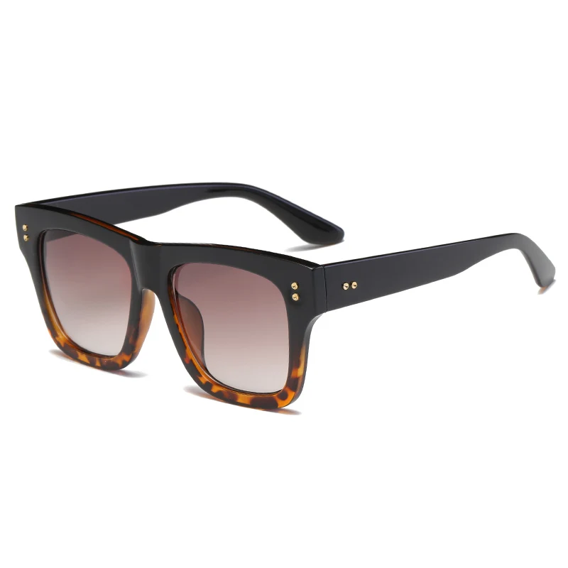 

Sunglasses Women Brand Designer Luxury Oversized Vintage Sqaure Sunglass Retro Female Flat Eyewear UV400
