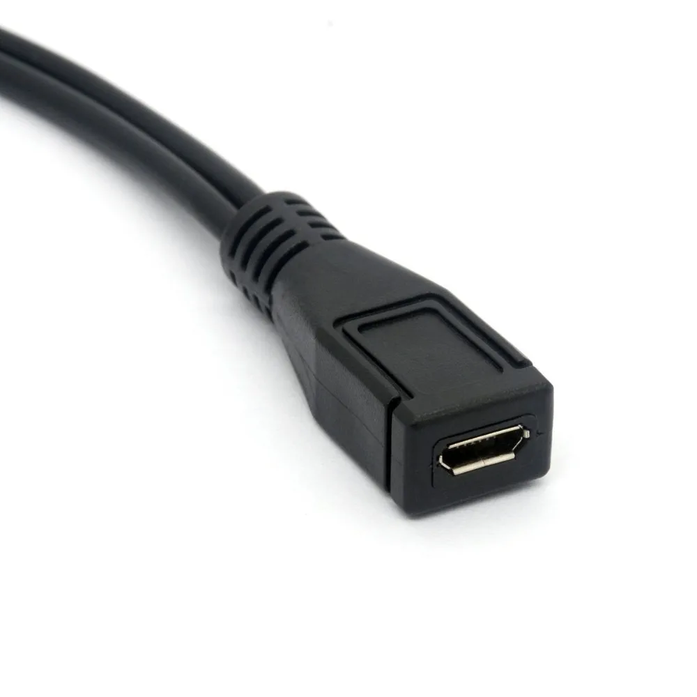 90 градусов Micro USB кабель, Micro USB от 1 до 2 лет сплиттер кабель под прямым углом 2 мужчин и женщин конвертер высокоскоростной зарядный шнур