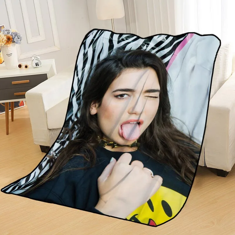 Blanket 10 Новое поступление Dua Lipa одеяло s печать мягкий сон одеяло на дом/диван/офис портативный дорожный Чехол одеяло - Цвет: Blanket 10
