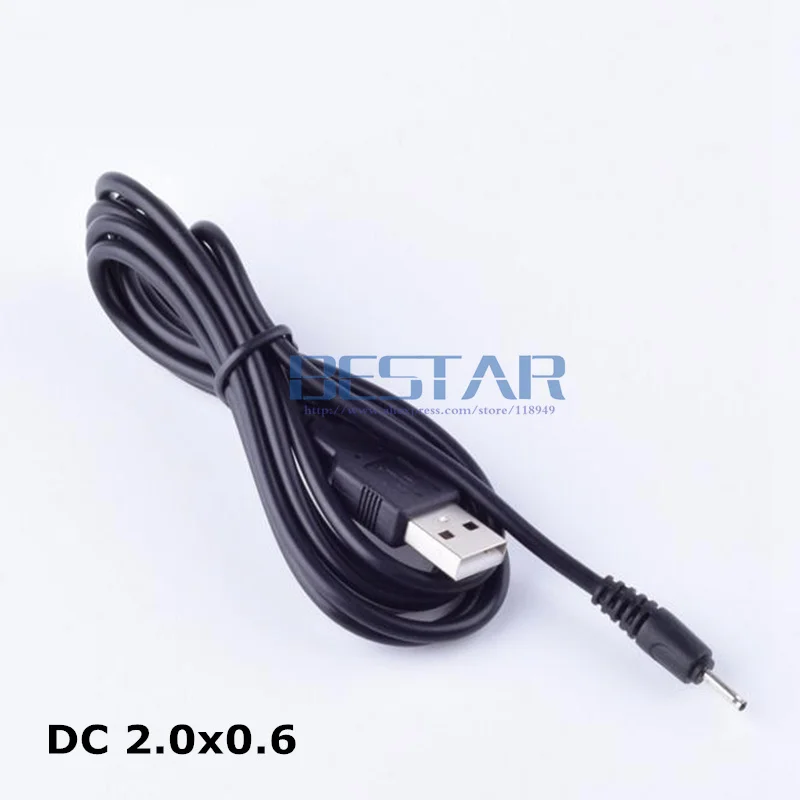 USB к 2 0 мм/0 6 мм DC Barrel Jack 5 вольт а адаптер для кабеля питания соединитель провода 0x0