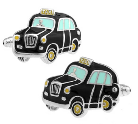 Free Shipping Men's Designer Cuff Links Brass Material Novelty Taxi Car Design Business Suit Accessaries Free Shipping Men's Designer Cuff Links Brass Material Novelty Taxi Car Design Business Suit Accessaries