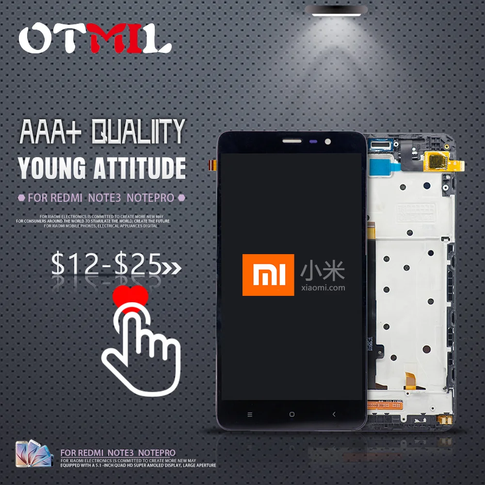 

Original 152mm For XIAOMI Redmi Note3 Pro LCD Display Touch Screen with Frame For XIAOMI Redmi Note 3 Pro Display Note 3Pro LCD#