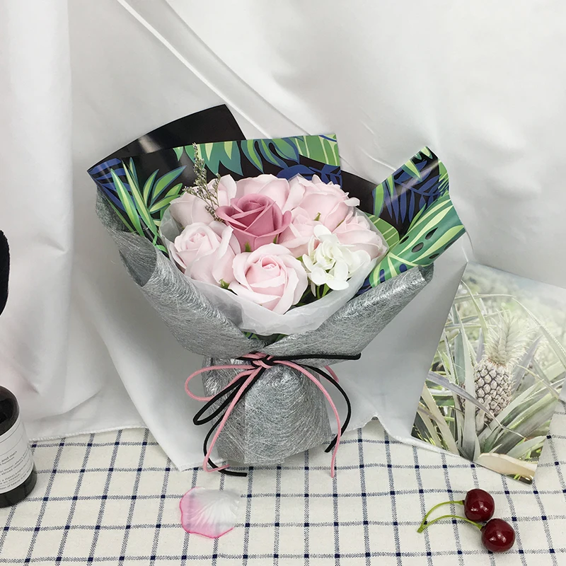 Romantic Soap Flower Bouquet Gift for Girlfriend's Birthday, Teacher's Day, or as a Creative Gratitude Gesture image 5