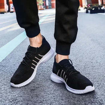 

Rommedal Breathable Couple Footwear Casual Shoes For Men New Fashion Spring Autumn Air Mesh Comfortable Soft Men Running Shoes