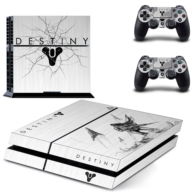 Игра Destiny наклейка для PS4 виниловая наклейка, стикер для консоли sony Playstation 4 и 2 контроллера наклейка для PS4 наклейка