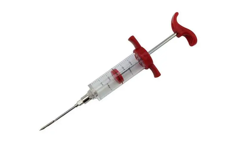 Шприц для мяса барбекю инжектор маринада индейки курицы|meat syringe|marinade injectorsyringe kitchen