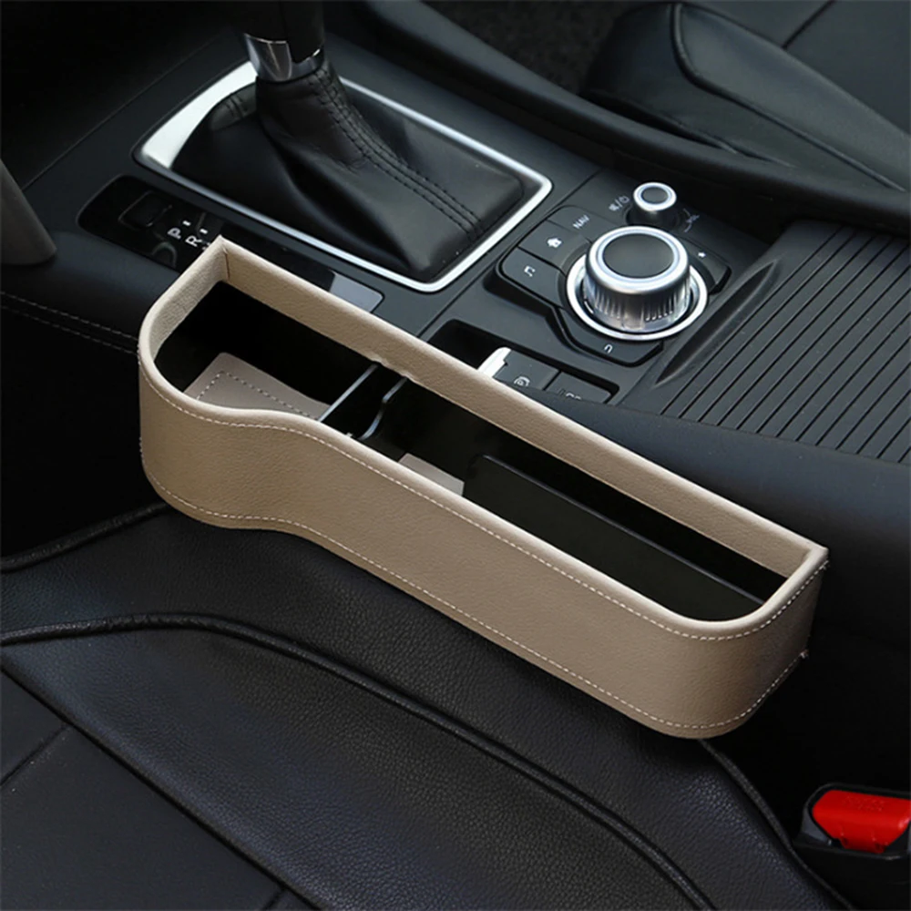 

Car seat clearance storage box multi-function seat leak-proof plug storage box car built-in slot pocket