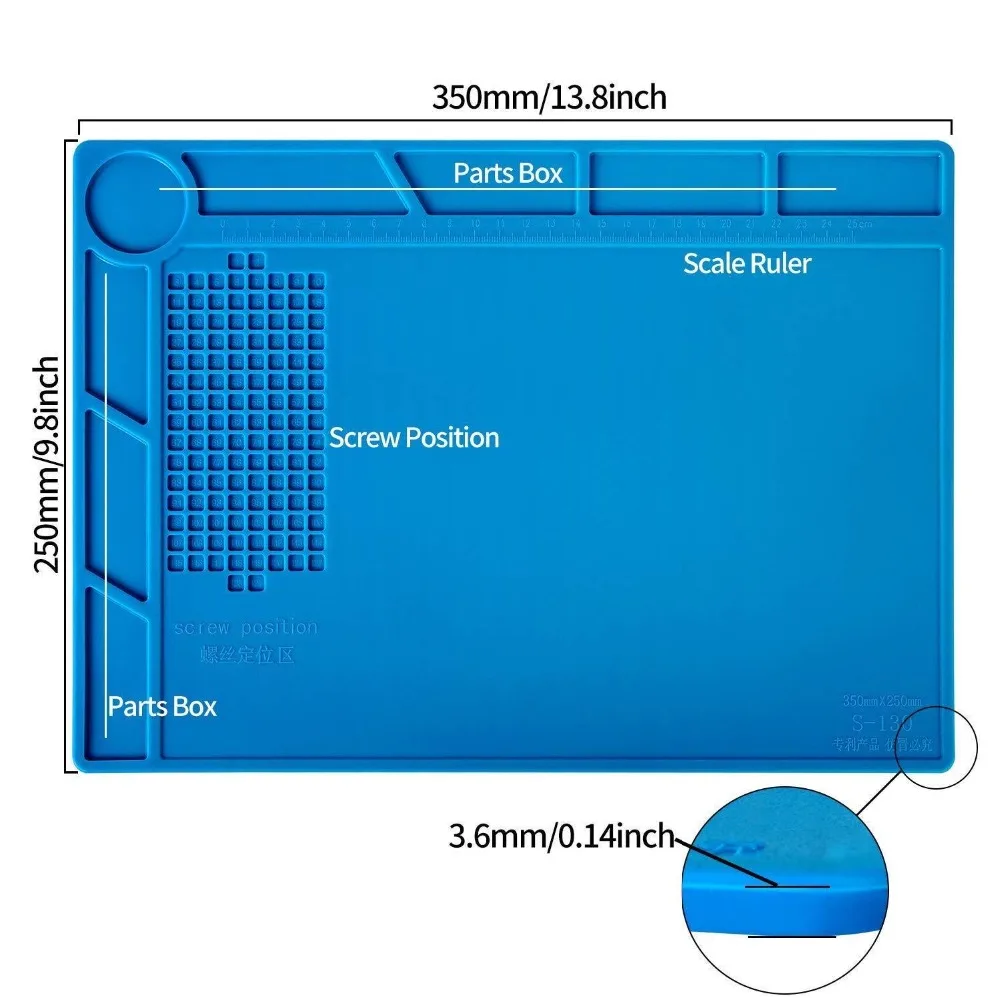 Heat Insulation Working Mat s-130 02