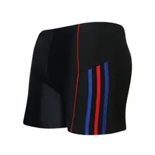 Полосатые быстросохнущие мужские плавательные трусы дышащие мужские плавки купальник с заниженной талией мужские боксеры Sunga Gym пляжные шорты