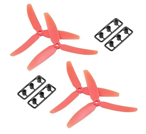 

2pairs 3-Blades 5030 CW CCW Propeller for Micro Multicopter (orange)