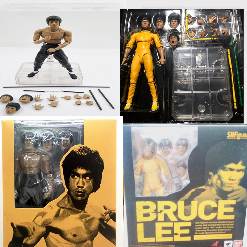 

SHFiguarts King of Kung Fu Bruce Lee Action Figure Collectible Model Toy 15cm