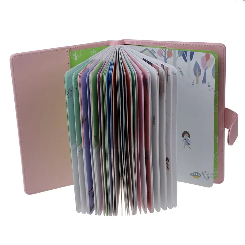 Еженедельник сладкий блокнот креативный студенческий дневник с расписанием книга цветные страницы школьные принадлежности без ограничения года розовый