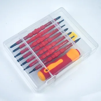 

Electricians Screwdriver Set Tool Electrical Fully Insulated Multi Screw Head Type