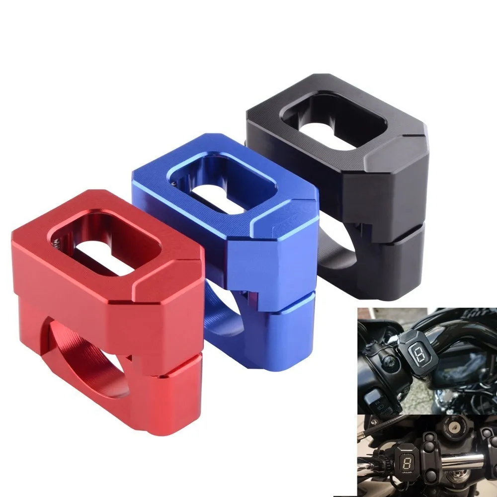 Modificar a Velocidade da Motocicleta Indicador de Liga Titular para Honda Engrenagem Display Indicador Titular Suporte Alumínio Yamaha Kawasaki ns 5 display indicador titular suporte engrenagem indicador de