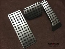 Нет Бурения! газовое Топливо Тормозная Подставка Для Ног подставка для Ног Педаль Pad Чехол Для Mercedes Benz W205 C200 C250 C300 C350 C63 C400 2015