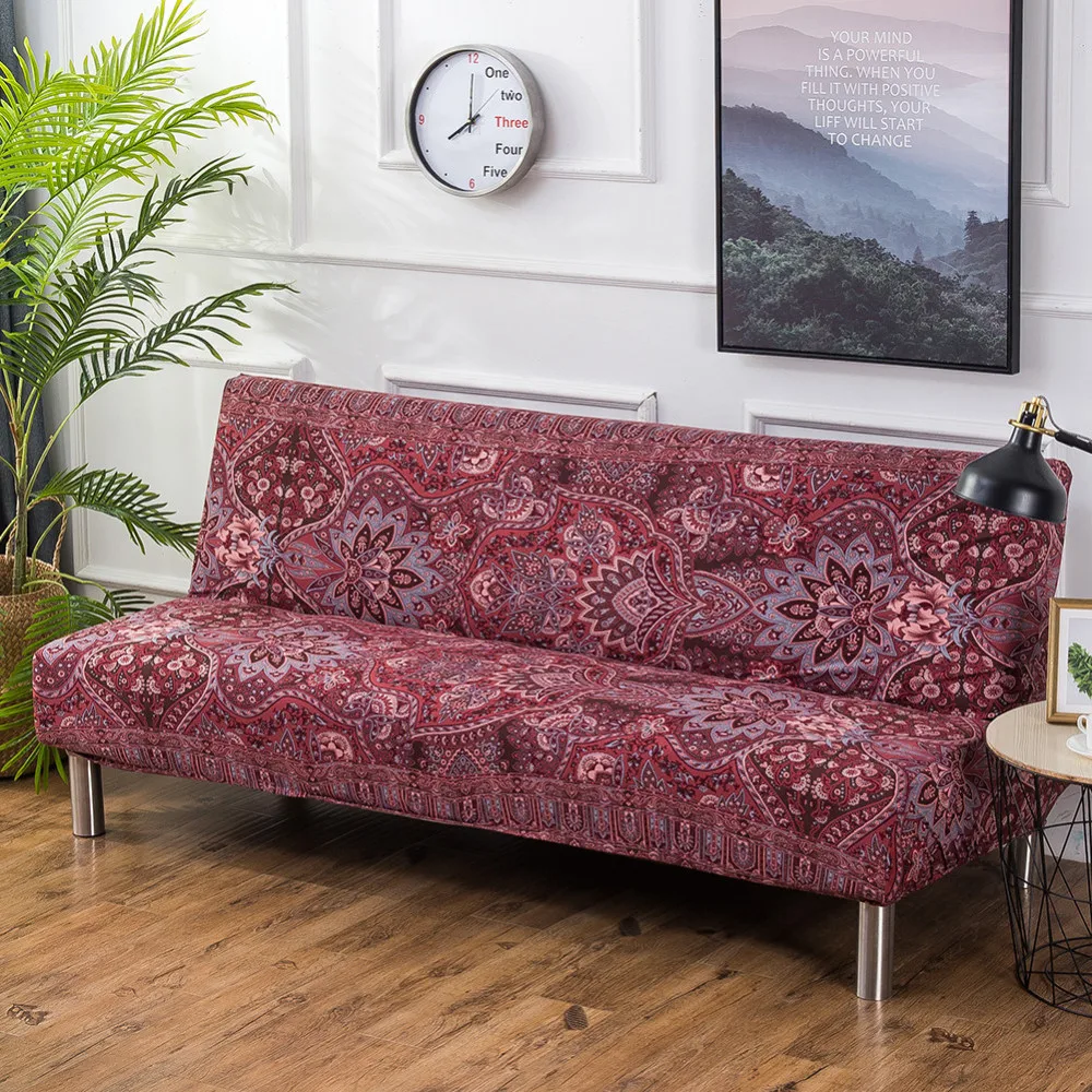 Современный Универсальный Эластичный чехол для дивана без рукавов, Трехместный складной чехол для дивана, полный Чехол для дивана от 180 см до 210 см