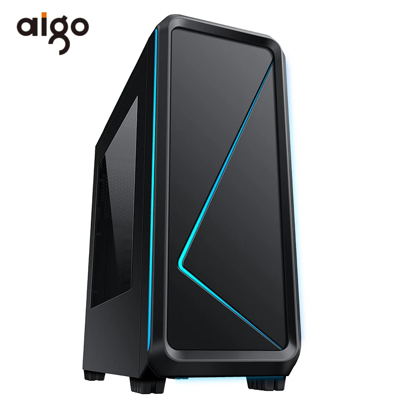 Aigo настольный компьютерный чехол Корпус ПК Atx Micro игровой домашний Офисный