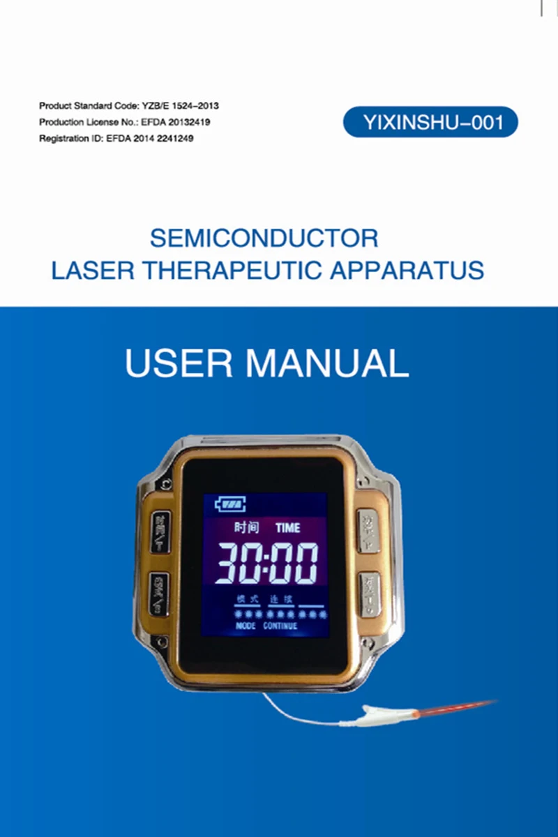 “ Fisioterapia a Laser Diabéticos Relógio Nova ce 650nm