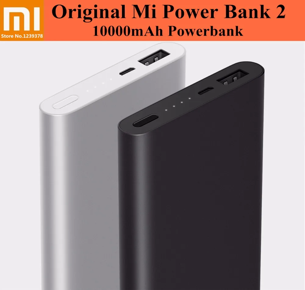 Xiaomi Power Bank 2 10000mAh Quick Charge Powerbank External Battery Slim 2nd Generation For iPhone 7 plus Xiaomi Samsung HUAWEI