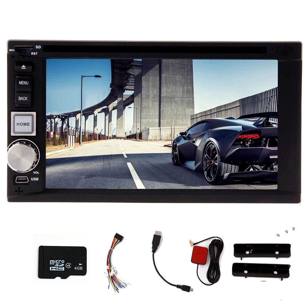 Perfect FM AM RDS 6.2 Inch Touch Screen Autoradio Auto MP3 GPS Map Car DVD BT 3D SD USB HeadUnit PC Sub EQ Stereo Radio 11