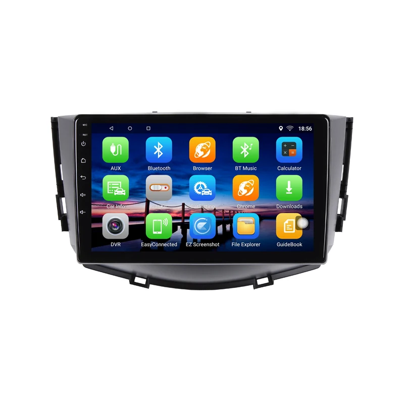 Best 9" 2G RAM 32G ROM Android Car DVD Video Player GPS for Lifan X60 2011-2015 audio car radio stereo navigation headunit wifi 2