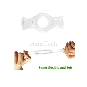 camaTech Silicone Sealing Sleeve Accessories For Penis Enlargement Pump With 4Pc Constriction Rings Cock Delay Ejaculation Rings 4