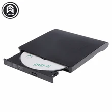 Портативный внешний тонкий USB 3,0 DVD-RW/CD-RW рекордер оптический привод CD DVD rom комбо писатель для ноутбука PC черный