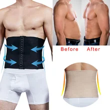 Для мужчин талии тренер впитывает пот, пояс для похудения для Для мужчин сауна, для похудения, платье с резинкой на талии Cincher body shaper фитнесс корсетное белье для коррекции живота корсет