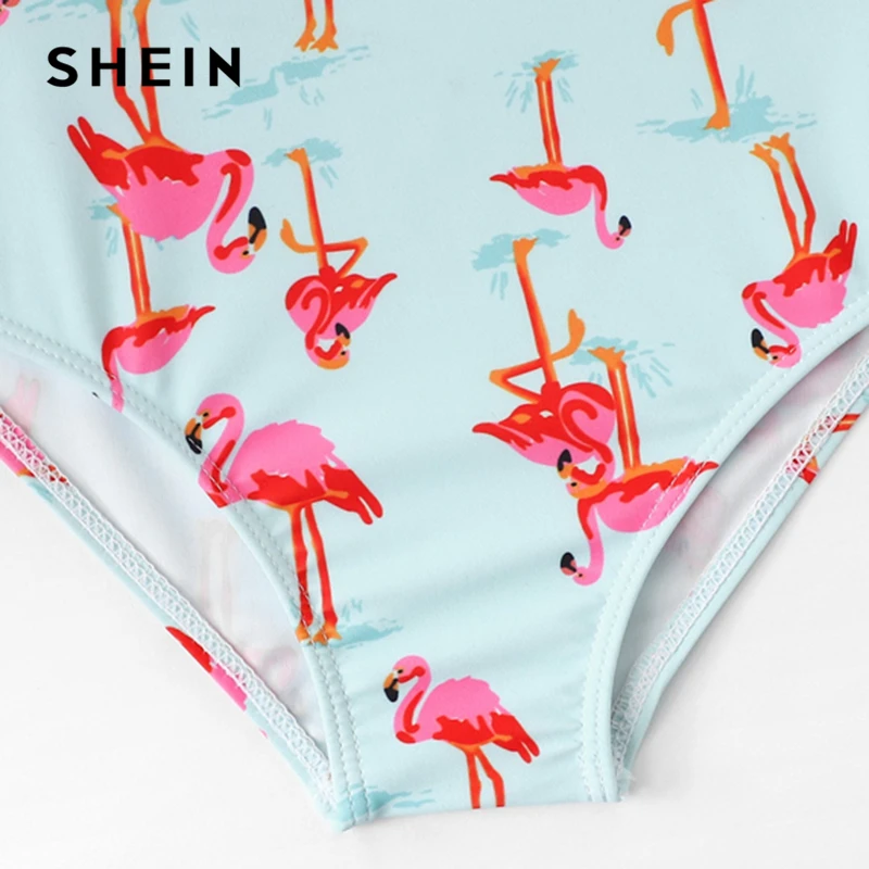 shein flamingo swimsuit