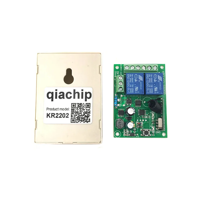 QIACHIP 433 МГц Беспроводной удаленного Управление переключатель AC 85 V 110 220 2CH реле