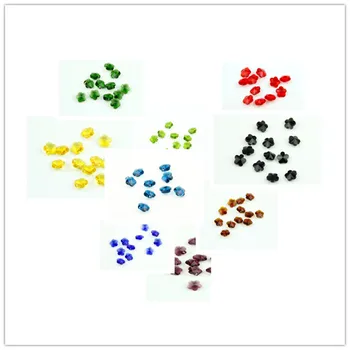 

Top Quality 1000pcs/Lot , 14mm Mixed Color Glass Crystal Plum Beads In 1 Hole , Glass Chandelier Beads For Crystal Diy Gift