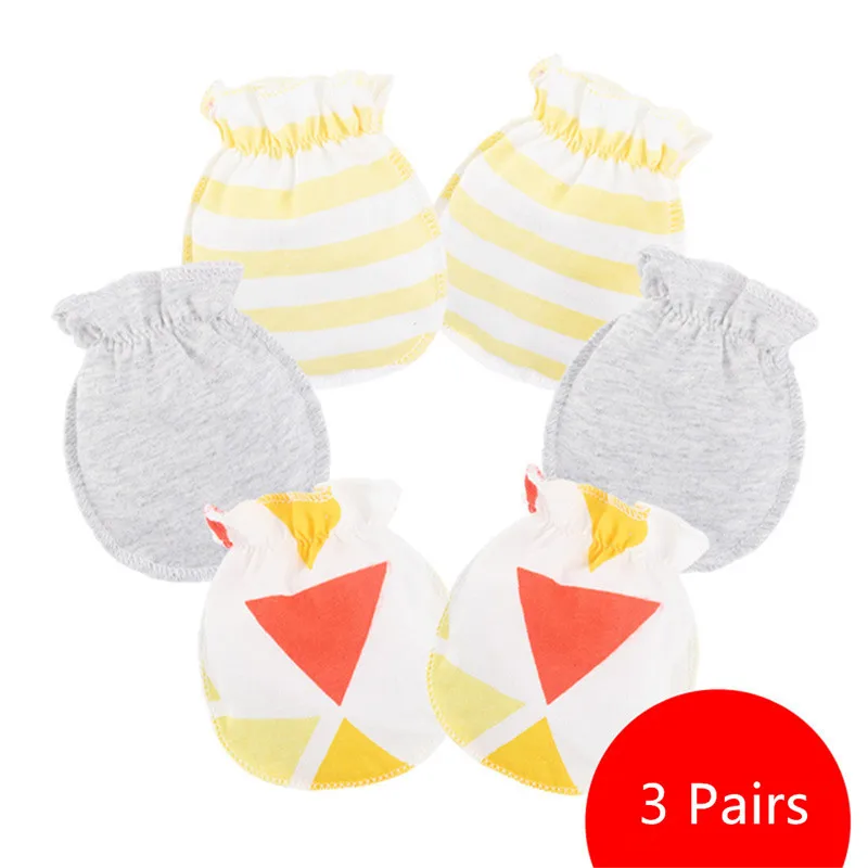 Cotton Boy Girl gloves 4Pair Baby Socks Toddler Set Anti Scratch Handguard