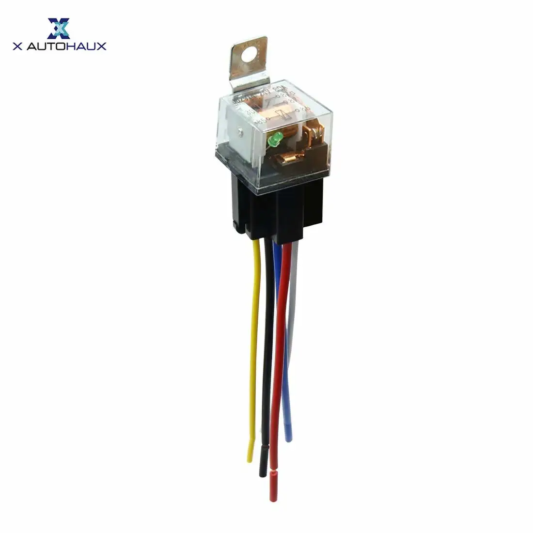 

X Autohaux DC 24V 80A SPDT Automotive Car Relay 5 Pin 5 Wires W/Harness Socket Plug